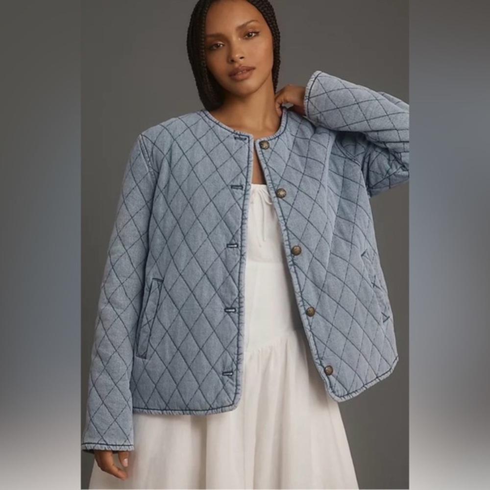Anthropologie Quilted Jacket 3X NWOT
